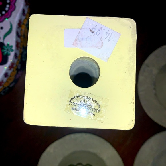 NWT’s Lancaster Market Set of 4 Candle🕯Holder’s &/Or Set of 4 Mini Planter’s🪴 - Picture 7 of 16